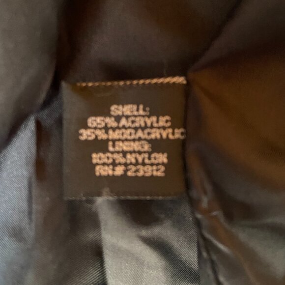 ❄️❄️ VTG Forecaster Sport Fleece Jacket Black Mid Length Women's Size Medium - Picture 3 of 4